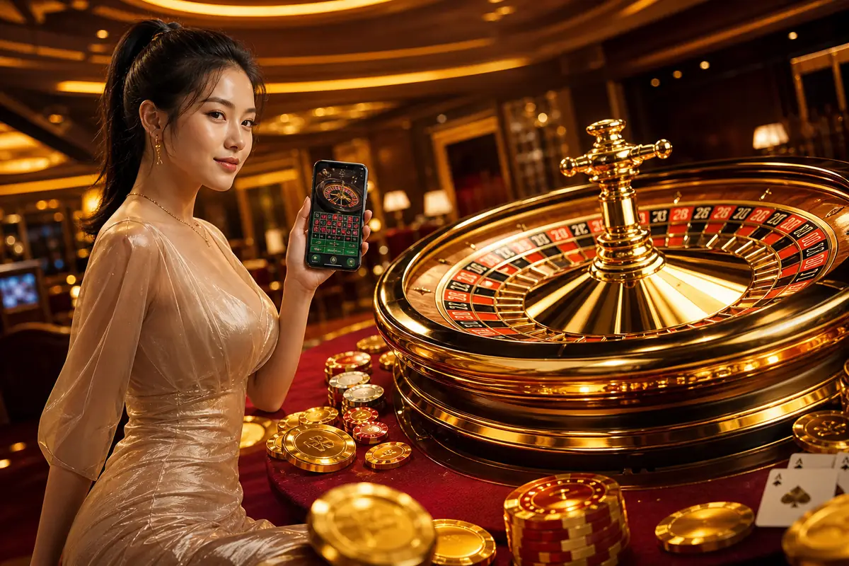 811c Casino meja baccarat langsung diler profesional